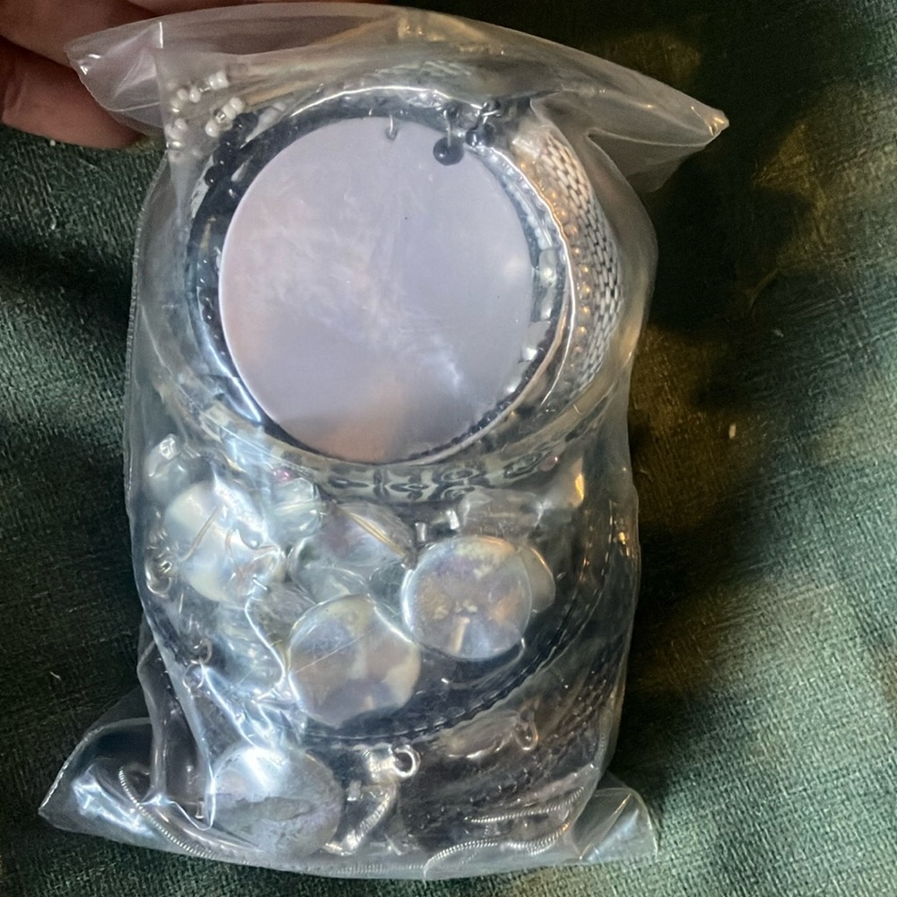 Silver Women's Accessory Set